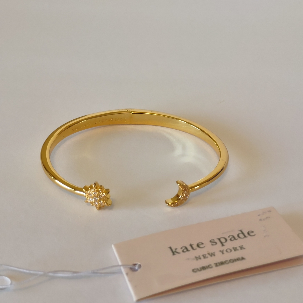 Kate Spade Gold Sun and Moon Bracelet